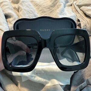 Gucci Dark Square Sunglasses